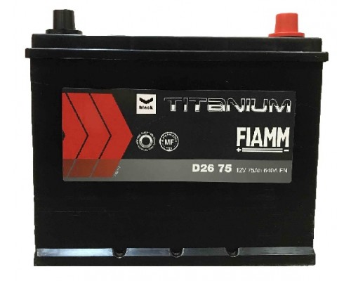 Аккумулятор FIAMM BLACK TITANIUM D26 75
