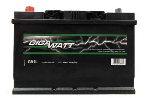 Аккумулятор Gigawatt G91JL (110D26R)