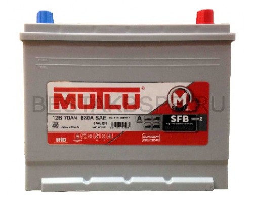 Аккумулятор MUTLU 68 А/ч ASIA (75D23FL)