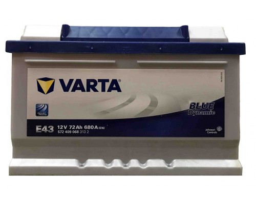 Аккумулятор автомобильный Varta Blue Dynamic E43 572 409 068