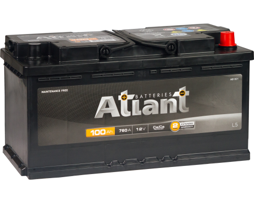Аккумулятор ATLANT BLACK 100R