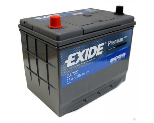 Аккумулятор автомобильный Exide Premium EA755