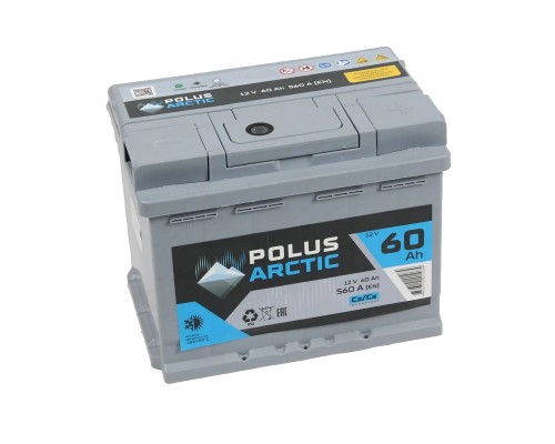 Аккумулятор автомобильный POLUS ARCTIC 60R