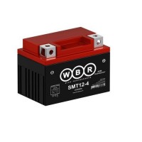 Аккумулятор мото WBR SMT12-4 YB4L-B, YT4L-BS, YTX4L-BS AGM