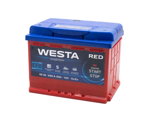 Аккумулятор WESTA EFB L2 62R