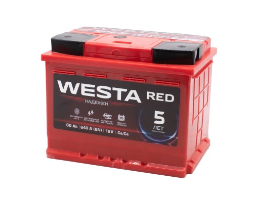 Аккумулятор WESTA RED Premium LB2 60R