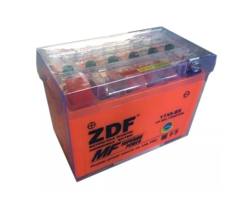 Аккумулятор мото ZDF 1209 YTX9-BS GEL ORANGE